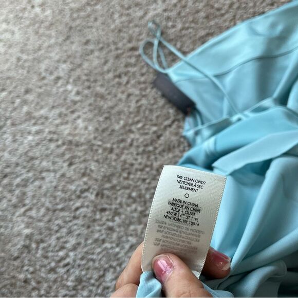 Alice + Olivia Silky Cowl Neck Mini Dress - Picture 13 of 16